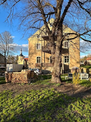 Wohnung Hortensie mit Sauna, Minipool und Garten