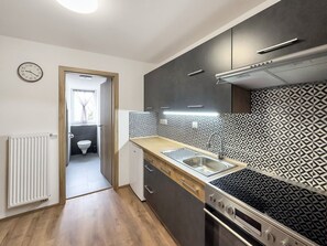 Fridge, microwave, oven, stovetop - Apartment KATRIN 2 / city centre - opening 2023 (Karlovy Vary)