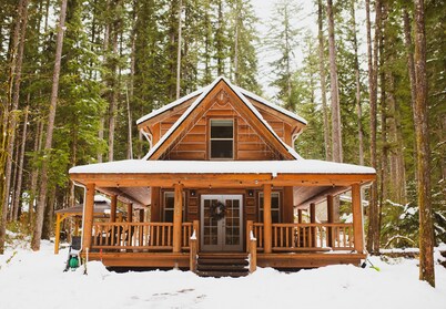 Logshire at Mt.Baker EVCharger & HotTub