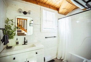 Hair dryer, towels