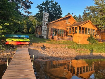 Lakefront Escape on Amnicon Lake with Pontoon Rental & Private Beach