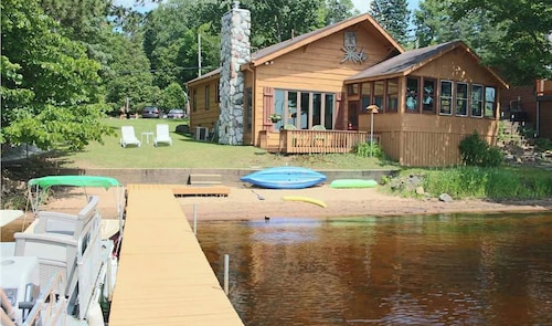 Lakefront Escape on Amnicon Lake with Pontoon Rental & Private Beach