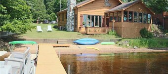 Lakefront Escape on Amnicon Lake with Pontoon Rental & Private Beach