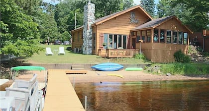 Lakefront Escape on Amnicon Lake with Pontoon Rental & Private Beach