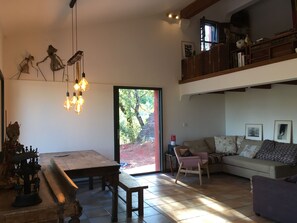 Interior - Dreaming in Provence among the olive trees, with a view of the Sainte Beaume mountain range (Barjols)