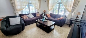 Smart-TV, DVD-Player, Bücher, Musikbibliothek