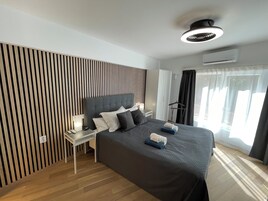 Ropa de cama de alta calidad, caja fuerte, sistema de insonorización