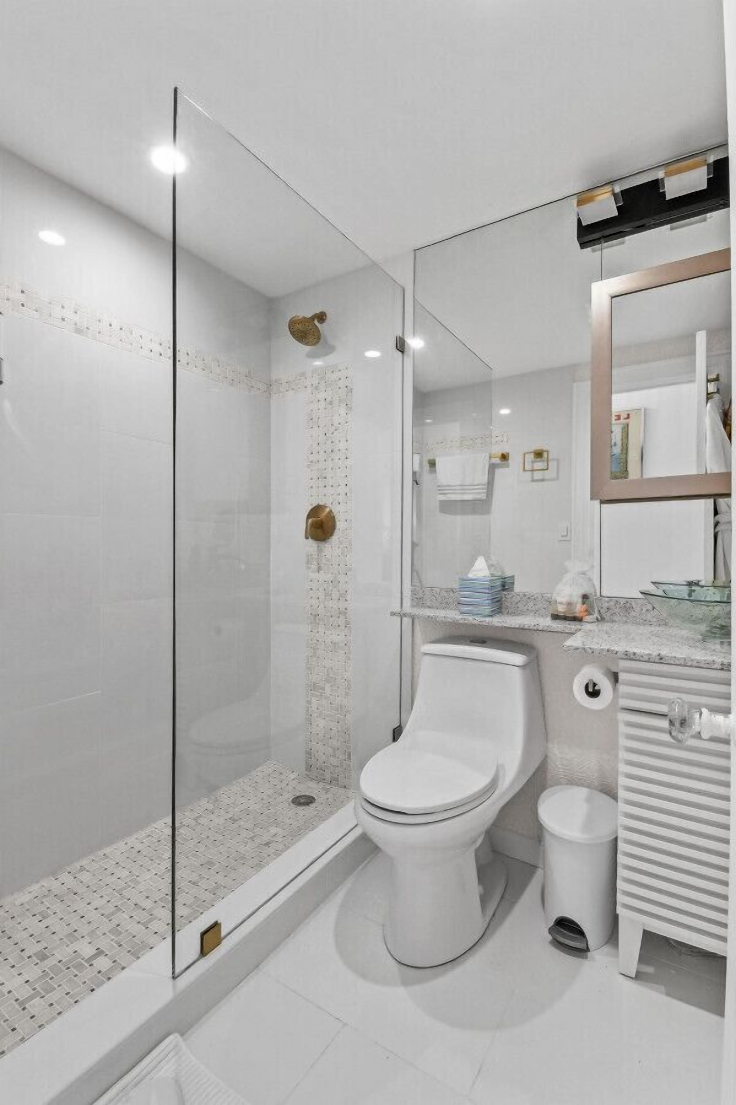 Hair dryer, towels