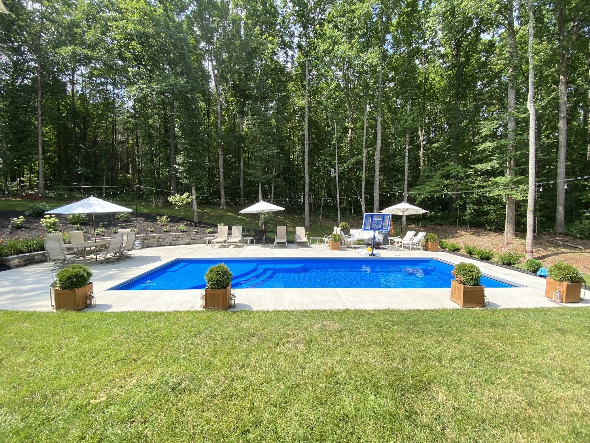 Peaceful & Private home located on 4 acres with heated pool, hot tub & zip line!