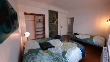 6 habitaciones, wifi gratis y ropa de cama