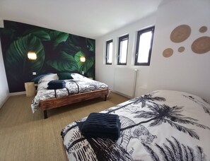 6 chambres, Wi-Fi gratuit, draps fournis