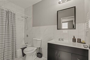 Shower, hair dryer