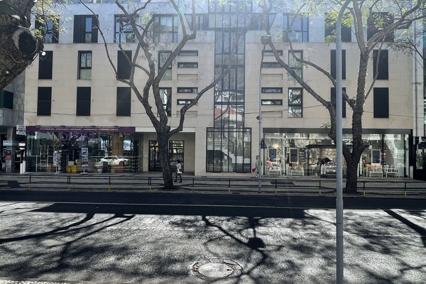 Fachada do alojamento.