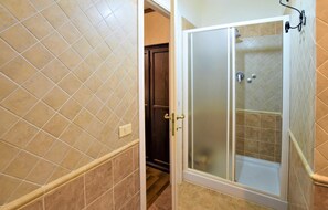 Shower, hair dryer