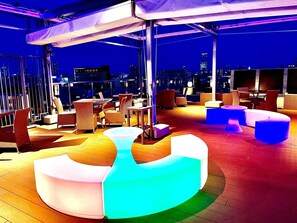 Outdoor dining - Twin room Nonsmoking Simple stay Stay without  / Osaka Ōsaka (Osaka)