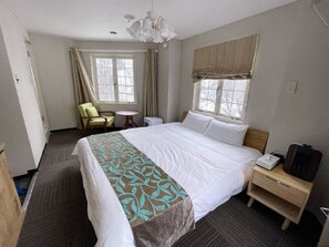1 bedroom, free WiFi, bed sheets - Hakuba Sunvalley Hotel Annex Westernstyle double / Kitaazumi-gun Nagano (Kitaazumi-gun)