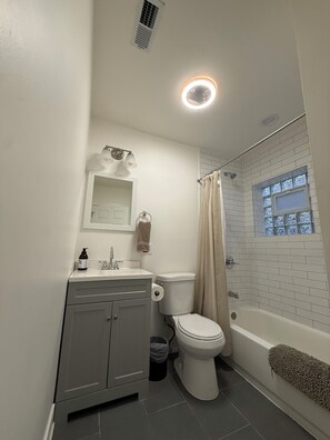 Hair dryer, towels, shampoo, toilet paper - Lovely 3-bedroom apartment in Bronzeville (Chicago)