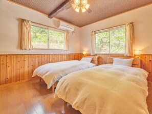 2 chambres, bureau, Wi-Fi gratuit, draps fournis