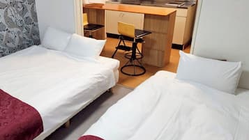 2 slaapkamers, een bureau, gratis wifi, beddengoed