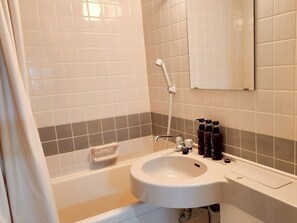 Hair dryer, towels