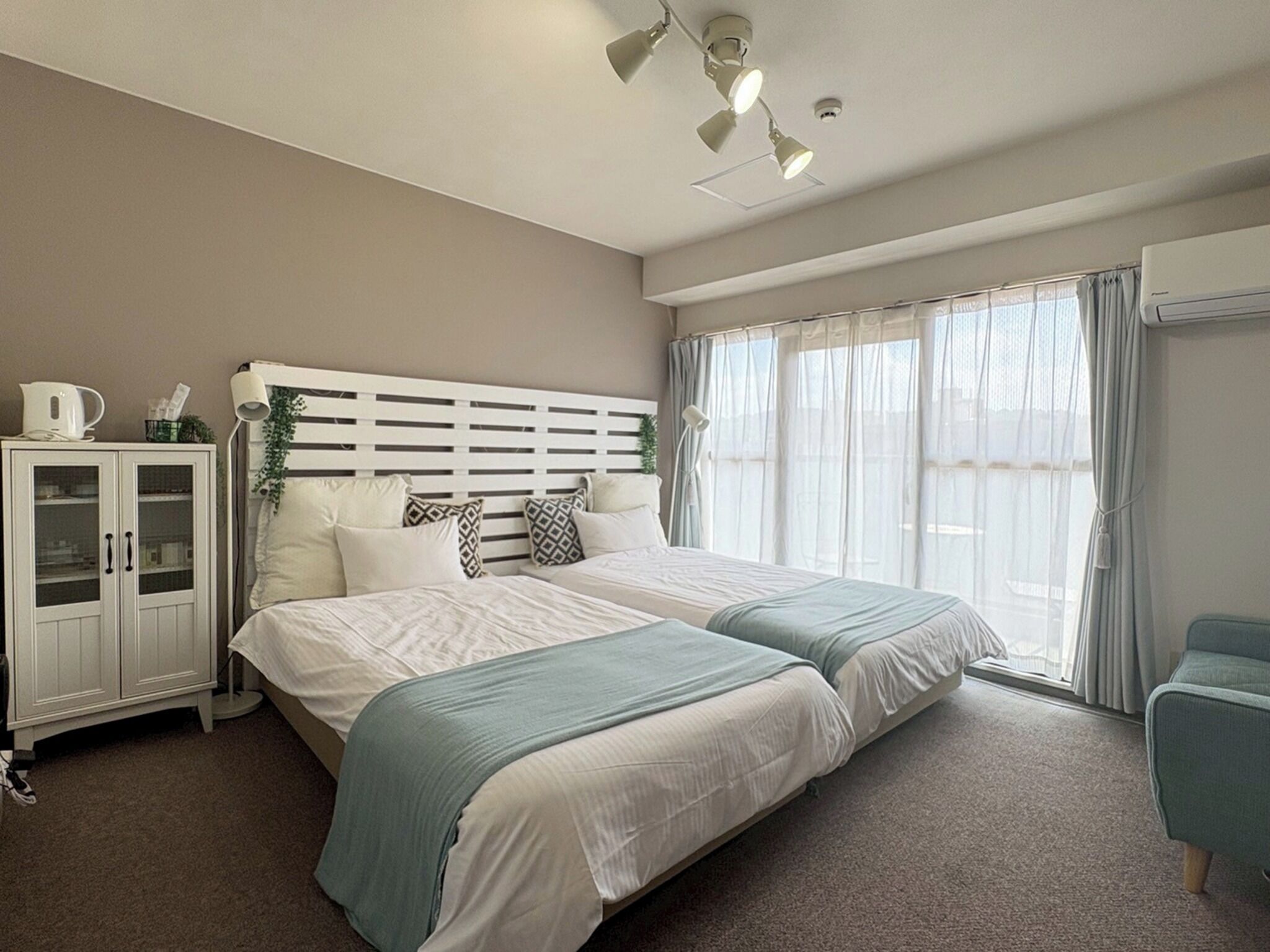 1 slaapkamer, een bureau, gratis wifi, beddengoed