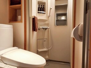 Hair dryer, towels