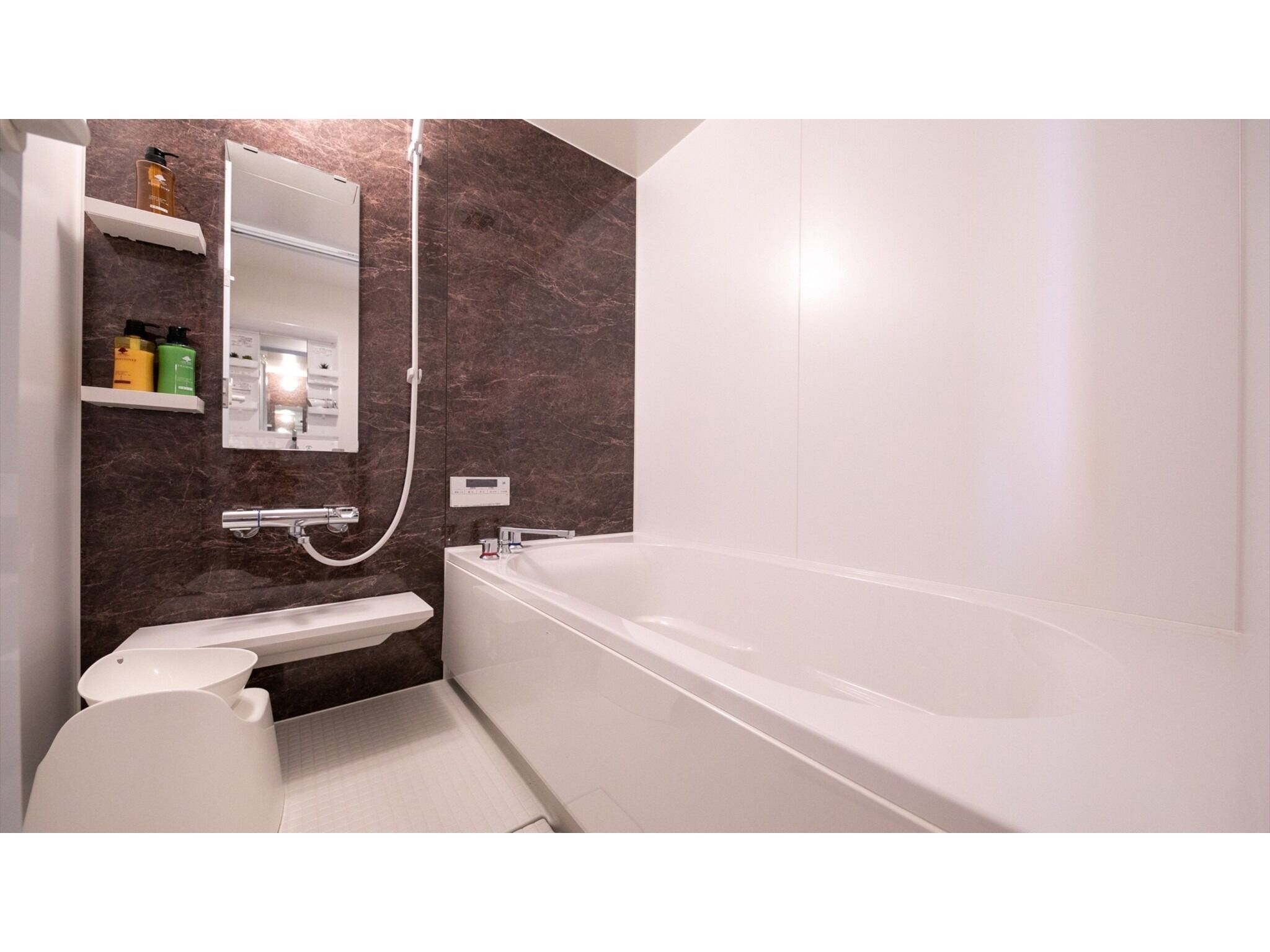 Hair dryer, towels