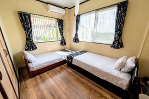 2 slaapkamers, een bureau, gratis wifi, beddengoed