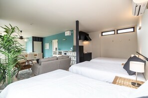 1 chambre, bureau, Wi-Fi gratuit, draps fournis