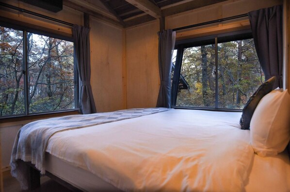 2 bedrooms, desk, free WiFi, bed sheets - It comes with a Rustic Mountain Shack 4WD car / Kitaazumi-gun Nagano (Kitaazumi-gun)