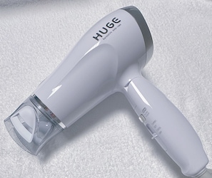 A compact, modern hair dryer with a sleek design, labeled 'HUGE' and 'KHD-1235'. - Stay without meals Smoking Semitriple 2 beds / Fukuoka Fukuoka (Fukuoka)