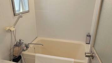 Hair dryer, towels