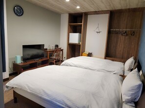 1 室のベッドルーム、WiFi (無料)、ベッドシーツ