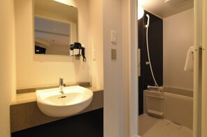 Hair dryer, towels