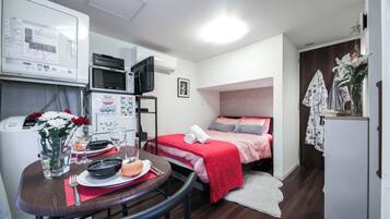 1 間睡房、書桌、熨斗/熨衫板、免費 Wi-Fi