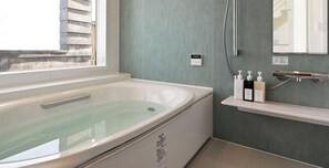 Hair dryer, towels