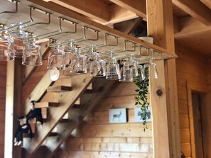 Interior - Entire building reserved Finnish log house overlooking Mt Asama / Kitasaku-gun Nagano (Kitasaku-gun)