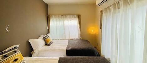 1 多间卧室、办公桌、免费 WiFi、床单