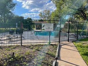 Outdoor pool - SOCO Condo in Quiet East Congress Neighborhood (Austin)