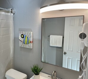 Assecador de cabells, tovalloles, sabó i xampú