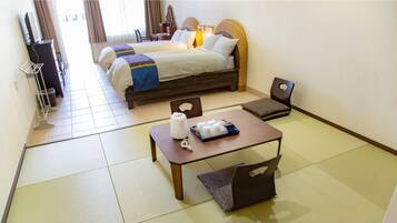 1 室のベッドルーム、デスク、WiFi (無料)、ベッドシーツ