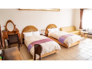 1 chambre, bureau, Wi-Fi gratuit, draps fournis
