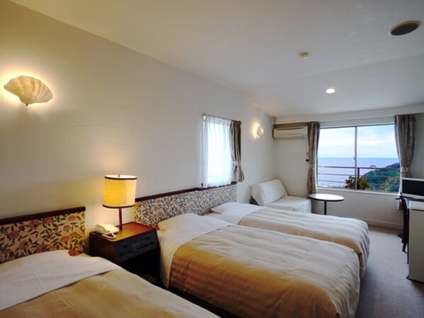 1 bedroom, desk, free WiFi, bed sheets - Stay without meals Hotel standard plan ocean vie / Shimoda Shizuoka (Shimoda)