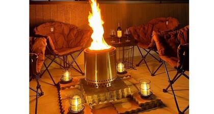 Panorama Annovillas BBQBonfire FujiFirework view / Minamitsuru-gun Yamanashi