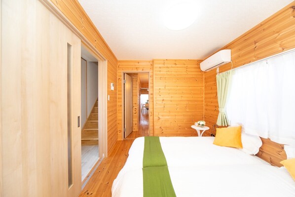 2 chambres, bureau, Wi-Fi gratuit, draps fournis