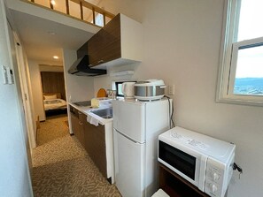 1 bedroom, desk - Trailer house Royal 1 building Capacity 6 people / Shimotakai District Nagano (Shimotakai-gun)