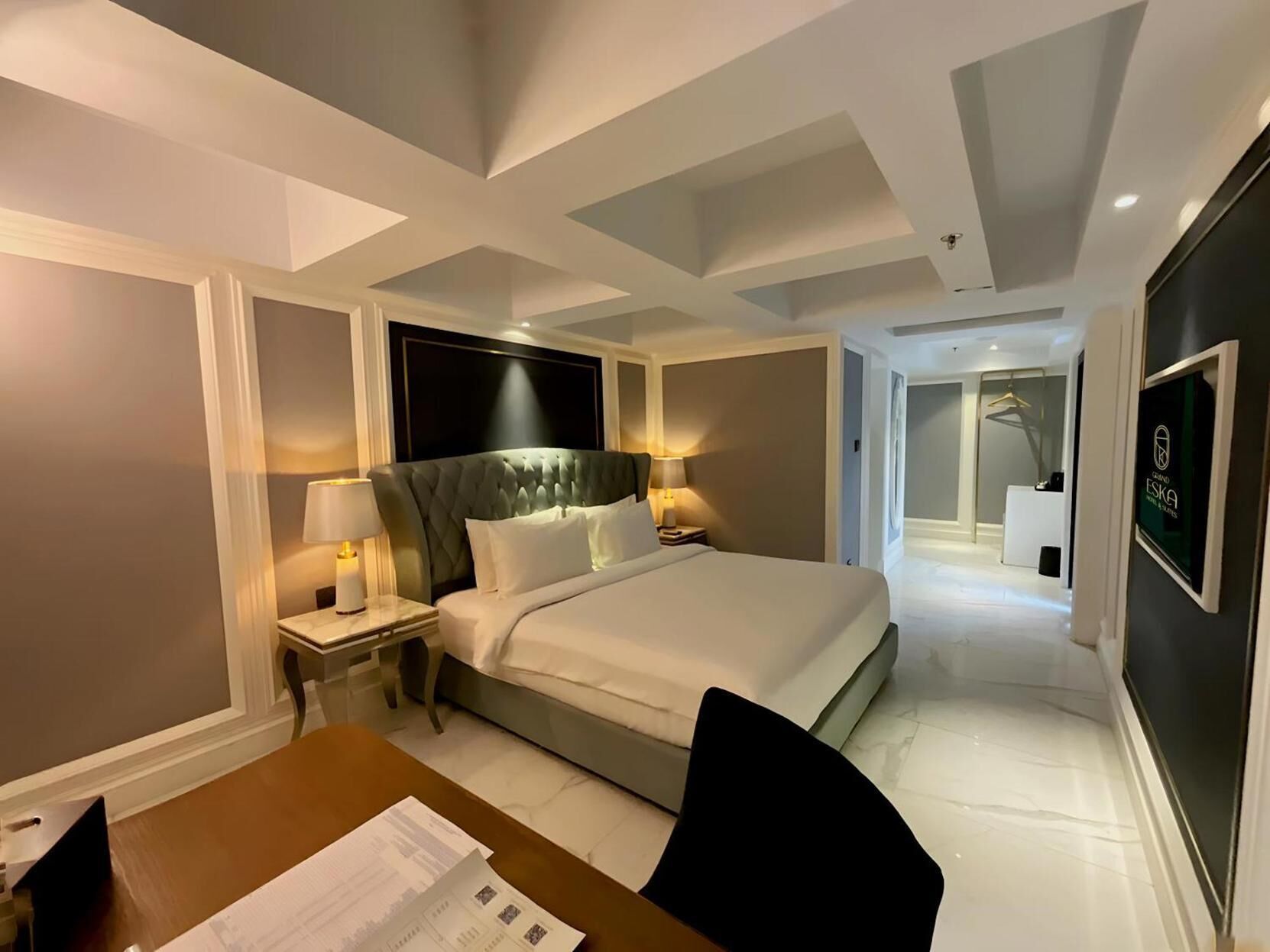 Premium bedding, in-room safe, desk, soundproofing