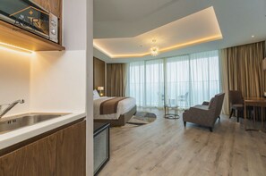 Chambre Double Exécutive pour 1 personne | Literie de qualité supérieure, bureau