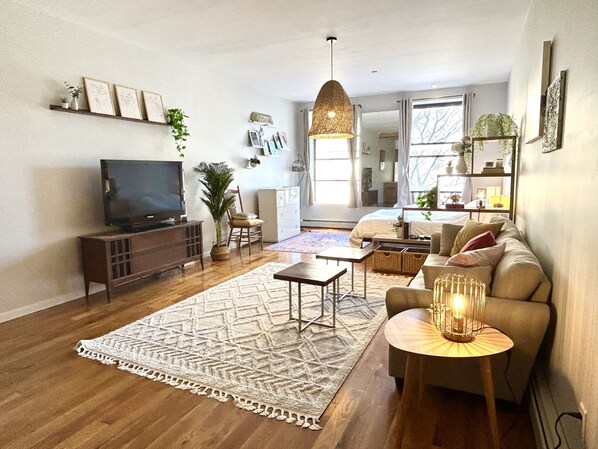 1 室のベッドルーム、アイロン / アイロン台、WiFi、ベッドシーツ