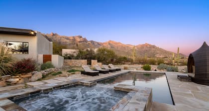 Luxury Desert Escape Pool, Spa, Pickleball, Basketball • Scenic Foothills Views